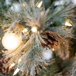 7.5FT Iced Aspen Layered -SNW Decor Themes Shop 123284 5