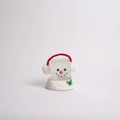 LED Snowman Cube