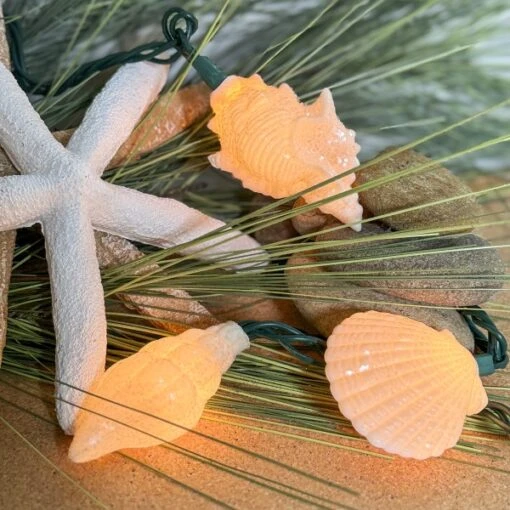 Seashell Light Set 3 Seashell Light Set -SNW Decor Themes Shop 150801 1