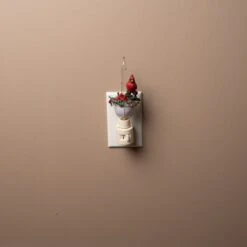 Cardinal On Holly Bubble Nightlight