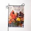 Fall Songbirds Gather Garden Flag