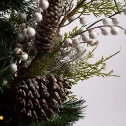 32 Inch Cedar Berry Cone Spray -SNW Decor Themes Shop 170508 3