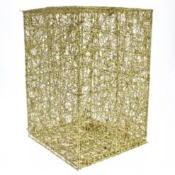 Gold Mesh Box 12x8x8