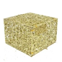 Gold Mesh Box 6 X 6 X 4