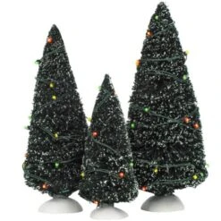 Village Twinkling Light Trees