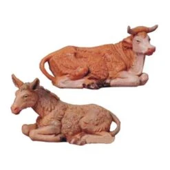 3.5 Inch Scale Ox And Donkey