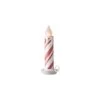 22.5" Battery Operated Peppermint Stripe Candle