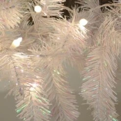 9FTx12IN White Iridescent Lighted Garland -SNW Decor Themes Shop 434010 3