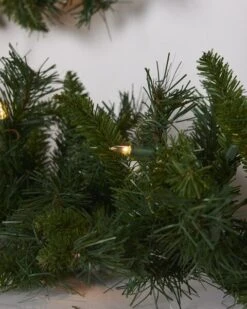 9FTx14IN Princess Pre-lit Pine Garland -SNW Decor Themes Shop 434111 3
