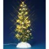 9in Lit Pine Tree