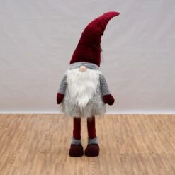 5 Ft Grey Stripe Gnome