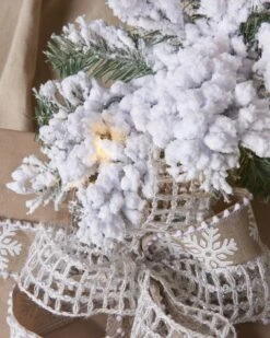 9ft Snowy Fairbanks Tree With LED Lights -SNW Decor Themes Shop 502049 4