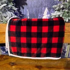 Black Red Lumberjack Throw
