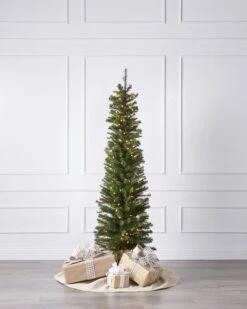 6.5ft Darwin Pencil Tree With LED Lights