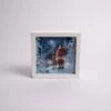 Starry Night Santa Shadow Box