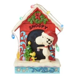 Snoopy By Dog House
