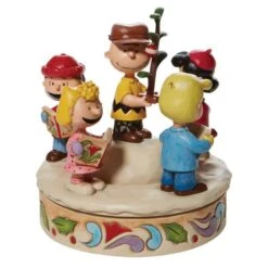 Charlie Brown And Friends Around Christmas