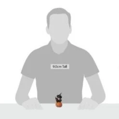 Black Cat On Pumpkin Mini Tabletop 5 Black Cat On Pumpkin Mini Tabletop -SNW Decor Themes Shop 6009515 3