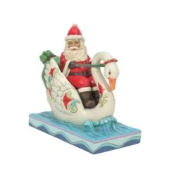 Santa Riding Swan -SNW Decor Themes Shop 6010824 3