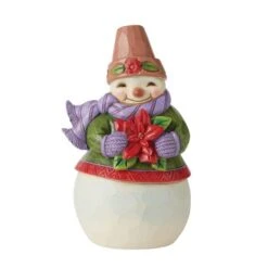 Pint Sized Snowman Poinsettia