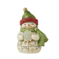 Mini Snowman With Snowflake