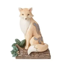 Woodland Fox On Log