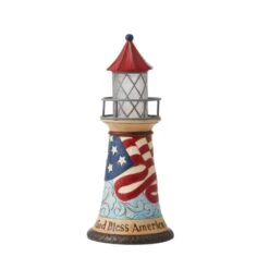 LED Patriotic Lighthouse