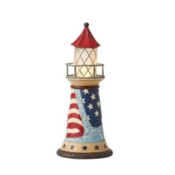 LED Patriotic Lighthouse -SNW Decor Themes Shop 6012434 4