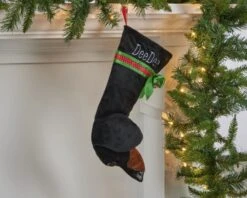 Black And Tan Dachshund Stocking