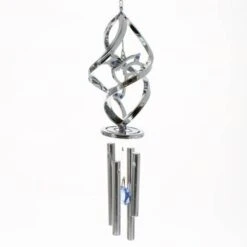 Hummingbird Spiral Wind Chime Suncatcher