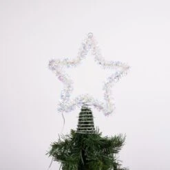 Multi Silver Star Tree Topper