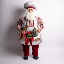 Baking Up Goodies Santa