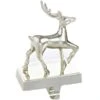 Metal Silver Deer Stocking Holder
