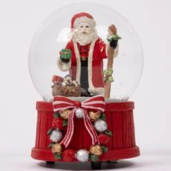 Santa Water Globe -SNW Decor Themes Shop J3278 5