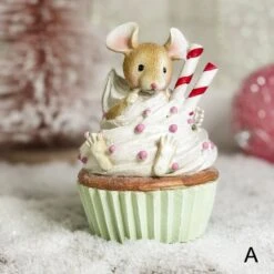 Frost Mouse Cupcake 6 Frost Mouse Cupcake -SNW Decor Themes Shop MTX63480 3