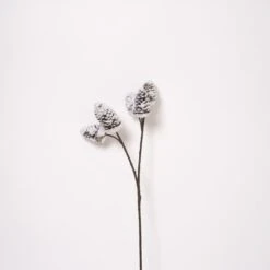 32 Inch Ice Pinecone Spray