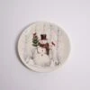 Snowman Snack Plate