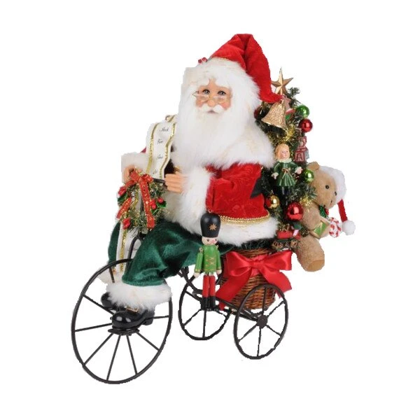 Lighted Biking Through Christmas Santa 1 Lighted Biking Through Christmas Santa