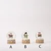 Cottage Snowman Water Globe