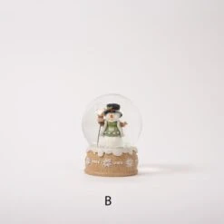 Cottage Snowman Water Globe -SNW Decor Themes Shop TC00697 3