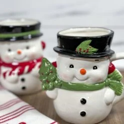 Retro Snowman Mug